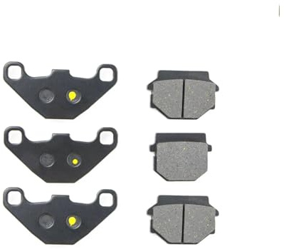 WKXTECZT Pastillas Freno Motocicleta Juego De Pastillas De Freno Delanteras Y Traseras para Motocicleta para Y&amaha para Grizzly 300 YFM300G YFM 300 2012 2013(1 Juego)