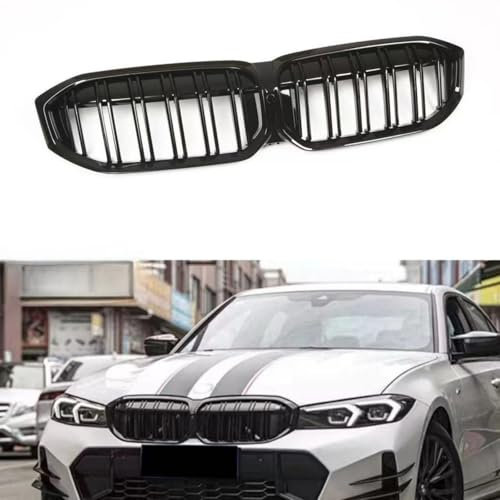 Kühlergrill ABS Front Grill Für BMW 3 Series G20 LCI 2023 2024, Verschleißfest wetterfest und langlebig Sport Stil Autoersatzteile Dauerhaft Grill