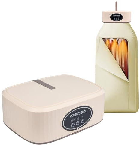 STARLYF Secadora de Ropa Eléctrica Portátil Cloth Dryer, Mini Secadora Plegable, 650w, 2 Velocidades, Esterilizador UV, Secado rápido, portatil Ideal para hogar y Viajes (1 Cloth Dryer)
