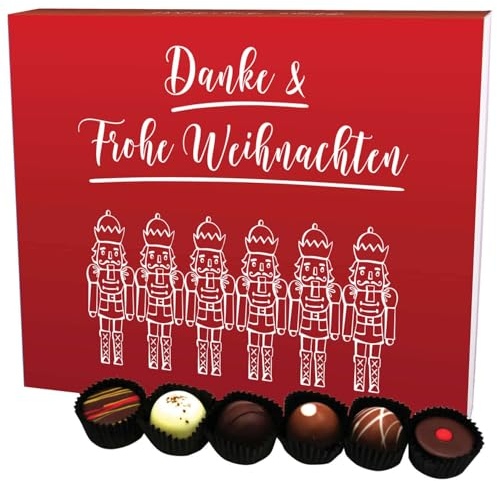 Hallingers Manufaktur Pralinen Weihnachten Geschenk handgemacht ohne Alkohol aus Edelkakao Schokolade - Made in Germany