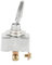 HOHOVYVY Interruptor basculante de alta resistencia 50 A 12 V, 2 posiciones, interruptor basculante de 2 pines, metal cromado (1 unidad)