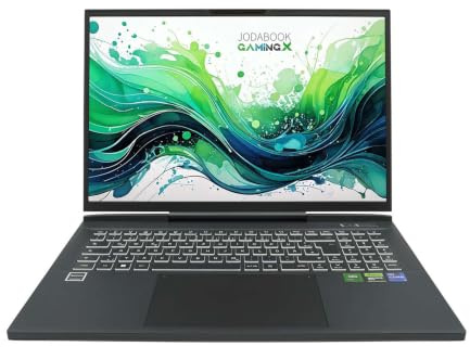 JodaBook Gaming X | 17,3 WQXGA | Core i9 14900HX | RAM: 64GB | SSD: 1TB | Gaming Laptop | N17 | NVIDIA RTX 4090 | 240Hz | RGB Tastatur | Windows 11 Pro | Office 2024 Pro | Rucksack