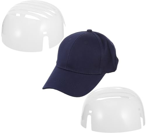 VILLFUL Baseballkappe mit Anstoßkappeneinsatz aus Pe und Baumwolle Komfortabel und Glatt für Arbeit und Schutz Am Kopf