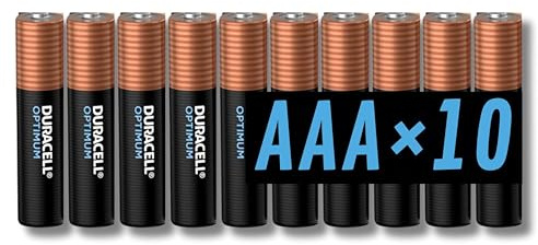 10X Duracell AAA Optimum 10 Pile Mini Stilo Bulk (Senza Scatolo)