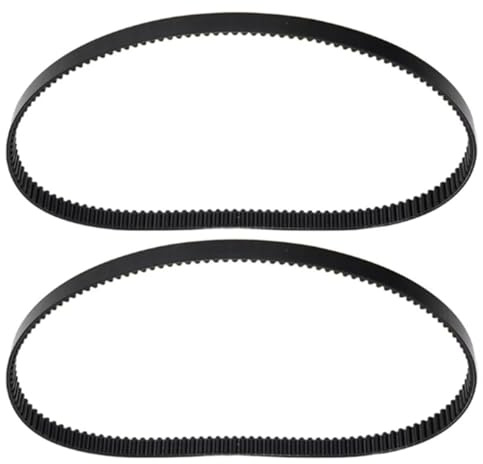 OSNIYAW Correa de goma para máquina de pan, 128 dientes, 384 mm, para mezclar suavemente aparatos de cocina, piezas de repuesto