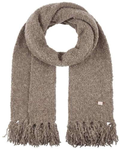 bedacht Bratz Alpaca Wool Scarf Women - Made in Italy women´s winter with fringes Autumn-Winter - One Size beige