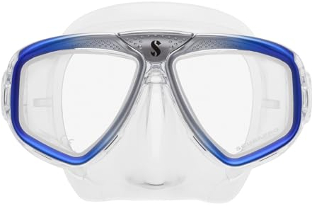 Scubapro Zoom-Maske, Blau/Transit, Atemregler für kaltes Wasser, Unisex, Erwachsene, Blau, Einheitsgröße