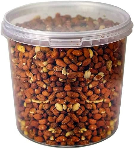 GardenersDream Whole Peanuts | Premium Quality Fresh Feed | Garden Wild Bird Nut Food | Aflatoxin Free Mix | Protein Rich, High in Energy Mixture | Nutritious Vitamins and Essential Oils (1L Tub)