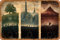 Map of Middle Earth The Lord of The Rings Zinn Zeichen Metall Poster Retro Garage Hausgarten Wand Geburtstagsfeier Bar Cafe Küche Vintage Wanddekor Kunst