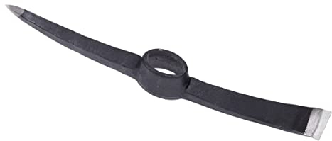 Rekord Kreuzhacke 3 kg (gehärteter Stahl, ovales Auge) für steinige und Harte Böden - ohne Stiel, Spitzhacke, Flachhacke, Gartenhacke, Doppelhacke