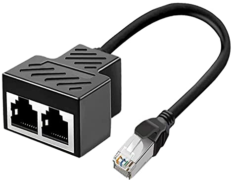 Adaptateur répartiteur de câble Ethernet RJ45, 1 à 2 ports, répartiteur réseau LAN pour câbles Cat5, Cat5e, Cat6, Cat7