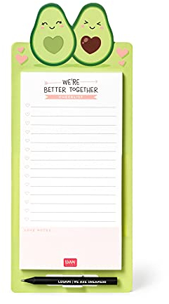 Legami Don't Forget – Bloc de notas magnético, 11 x 28 cm, aguacate