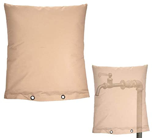 LJBOZ Outdoor Wasserhahn Abdeckung in Garten, Groß Wasserhahn-abdeckungen Für Winter Frostschutz, Außen Wasserdicht Garten Wasserhahn Abdeckung(Size: 24×30cm)
