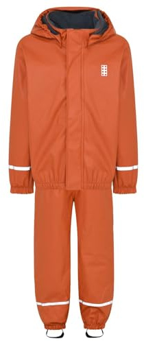 LEGO Unisex Kinder Lego Wear Regen Set Jacke und Hose Gefüttert 5.000 Wassersäule Lwjori 741 Regenhose