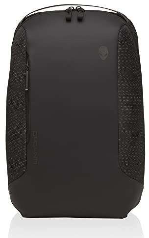 Dell Unisex-Erwachsene Horizon, schmal, 43,2 cm Alienware Laptop-Rucksack, Schwarz, 17 inch