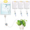 MissFox 4PCS Bolsa de Riego Automático para Plantas - 3.5L Sistema de Riego por Goteo con Flujo Ajustable, Dispositivo de Riego para Interior y Exterior, Ideal para Vacaciones, Jardín y Bonsáis