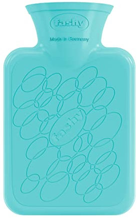 Fashy Latex Free Hot Water Bottle 0.3 Litre Turquoise