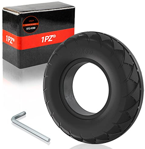 1PZ ST2-X50 Vollrad 200x50 für Spedway Mini 4 Pro Elektroroller, 8x2 Ersatzreifen für Razor Hoverboard, 8 Zoll Anti-Pannen-Rad