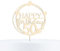 Happy Birthday Cake Topper Geburtstag 18-90 Jahre Kuchendeko aus Holz oder Acryl - 15, 20 & 25 cm Höhe, 50 Jahre, Birke Multiplex-25 cm