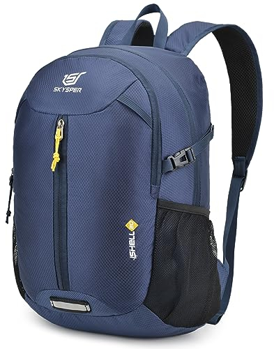 SKYSPER 20L Faltbarer Rucksack Ultraleicht Tagesrucksack Wasserfest Daypack Reiserucksack Wanderrucksack für Wandern Reisen Städtetrips