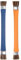 sourcing map Double-Head Phone Motherboard IC Cleaning Brush 12x15mm Bristles Hair Anti-Static ESD Brush Cleaner for Computer Phone, Orange + Blue