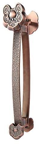 Tirador de puerta corrediza de granero de metal rústico, 16 24 31 47 pulgadas de largo, tiradores de puerta de doble cara para trabajo pesado con herrajes (Color : B, Size : 80cm(31.5in)) Decoration
