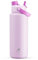 POWCAN 40 oz Insulated Water Bottle with 2-in-1 Straw and Spout Lid, Keep Cold 24H, Leak-Proof, BPA-Free, Double Wall Stainless Steel Water Bottle for Sports, Gym, Travel, and School (Misty Lilac)