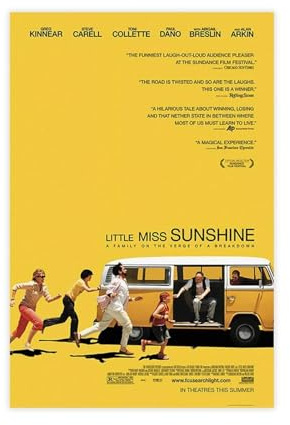 EYEZER Filmposter Little Miss Sunshine auf Leinwand, Schlafzimmer, Dekoration, Sport, Landschaft, Büro, Raumdekoration, Geschenk, ungerahmt, 30 x 45 cm