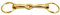 Les-Theresa Trense Bits Schlüsselanhänger Zinklegierung Pelham Schlüsselanhänger Single Connector Horse Bit Schlüsselanhänger Selber Machen（Gold）