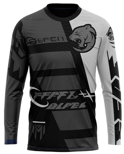 Fahrrad Shirt Herren,Fahrradbekleidung Herren,Motocross-Shirt Langarm,Fahrrad Trikots Motocross MTB Racing T-Shirt Downhill Radsport Kleidung (Q2,6XL)