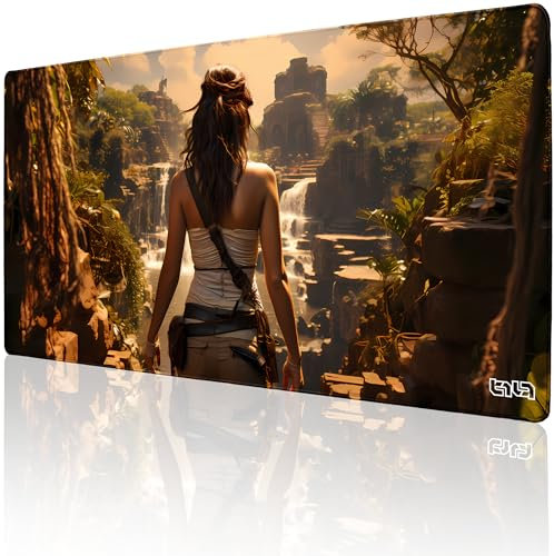Tilt Schreibtischunterlage 100x50 cm Gaming Mauspad XXL | Rutschfester Mousepad Groß für Schreibtisch und PC Gadgets | Wasserdichter Desk Mat (Treasure Hunter)
