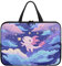 HUGS IDEA Housse pour ordinateur portable avec poignée pour ordinateur portable, sac fourre-tout pour tablette, sac à main d'ordinateur, Galaxy Axolotl, 15 inch