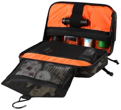 Kulturbeutel für Herren – Bart-Organizer-Tasche, Reisezubehör Für Herren | Tragbare Reisetasche Rasiertasche, Werkzeugaufbewahrungslösung, Barttasche, Camouflage, riferimento alla descrizione