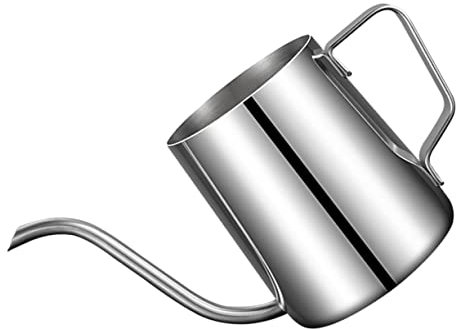 Cabilock Cafetera De Mano Estrecho 250ml Jarra De Café De Acero Inoxidable Ideal Para Té