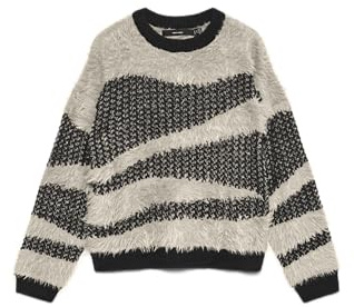 VERO MODA Damen Vmcallie Ls O-Neck Pullover Vmcallie Ls O-Neck Pullover (1er Pack)