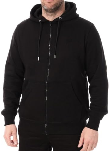 Lotto Sweatshirt mit Reißverschluss, Schwarz, Herren LT23
