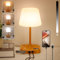Rechargeable Table Lamp, Waterproof Cordless Bedside Lamp with USB & Type-C Charging Ports Small Portable Wireless Lamps Dimmable LED Night Light for Bathroom, Bedroom, Camping, 3 Color Temperature