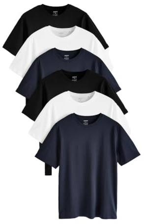 NEXT Herren T-Shirts, 6er-Pack
