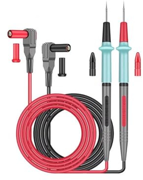 Permanente Silikon-isolierte Prüfsonden gegen Rutschen, Planung, rostfreie Genauigkeitsspitzen für Multimeter-Reparaturen, Automobil- und Elektronik-Reparaturen, Twist-Gratis-Multimeterkabel