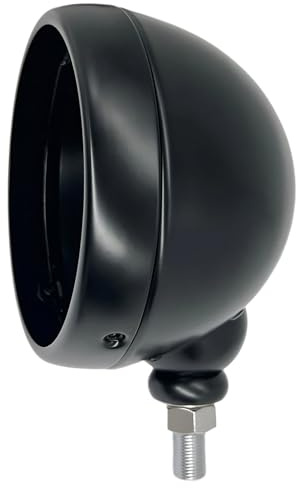 5 3/4 Satin Black Headlamp Bowl and Rim