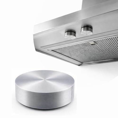 Sintrix Fab Botón giratorio de repuesto para campana extractora compatible con IKEA MATÄLSKARE & Whirlpool (003.921.97 etc.) – Plástico reforzado con aspecto de metal – Conexión resistente fácil de