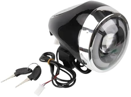 Firlik Kompatibel for CItycoco Scooter, 48 V/60 V Angel Eyes Scheinwerfer, elektrisch, kompatibel for Motorräder und kompatibel for Turktron-Teile(48V)