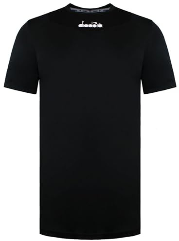 Diadora Sport Men 102172840 X-Run Short Sleeve T-Shirt - Nero, Small