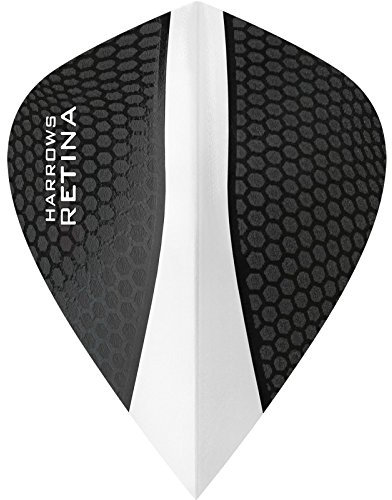 Harrows Retina Dart-Flights – 100 Mikron – extra stark – Drachen – 10 Sets (30) (transparent)