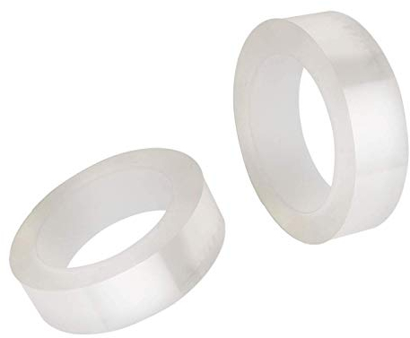 TUKA 20M x 50mm Cinta de Sellado Autoadhesivas, Acrílico Transparente Tiras Impermeables, Prueba de Humedad, para Recortadora Protección Cocina Fregadero Bañera Ducha Crack Funda, TKD5040 20m(2x10)