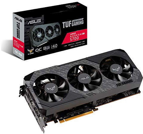 ASUS TUF Gaming X3 AMD Radeon Rx 5700 Carte graphique de jeu overclockée 8G GDDR6 HDMI DisplayPort (TUF 3-RX5700-O8G-GAMING)