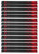 01 Schädel-Muster-Pfeil-Wraps-Aufkleber, Pfeil-Aufkleber, für Pfeil einfach zu kleben Schrumpfbarer Aufkleber-Dekor(Totenkopf rot)