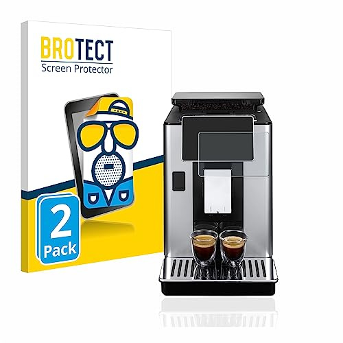 BROTECT Entspiegelungs-Schutzfolie für ECAM610.75.MB/ 610.74.MB/ 610.55.SB/ 612.55.SB (2 Stück) Matte Displayschutz-Folie, Anti-Fingerprint
