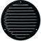 Steinberg14 Grille d'Aération Ronde 160mm - Noir avec Maille de Protection - Grilles de Ventilation - Registre d'évacuation d'air
