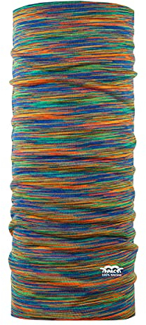 P.A.C. Merino Wolle Multifunktionstuch, nahtlos, non-Mulesing Wolle, nachhaltiges Schlauchtuch